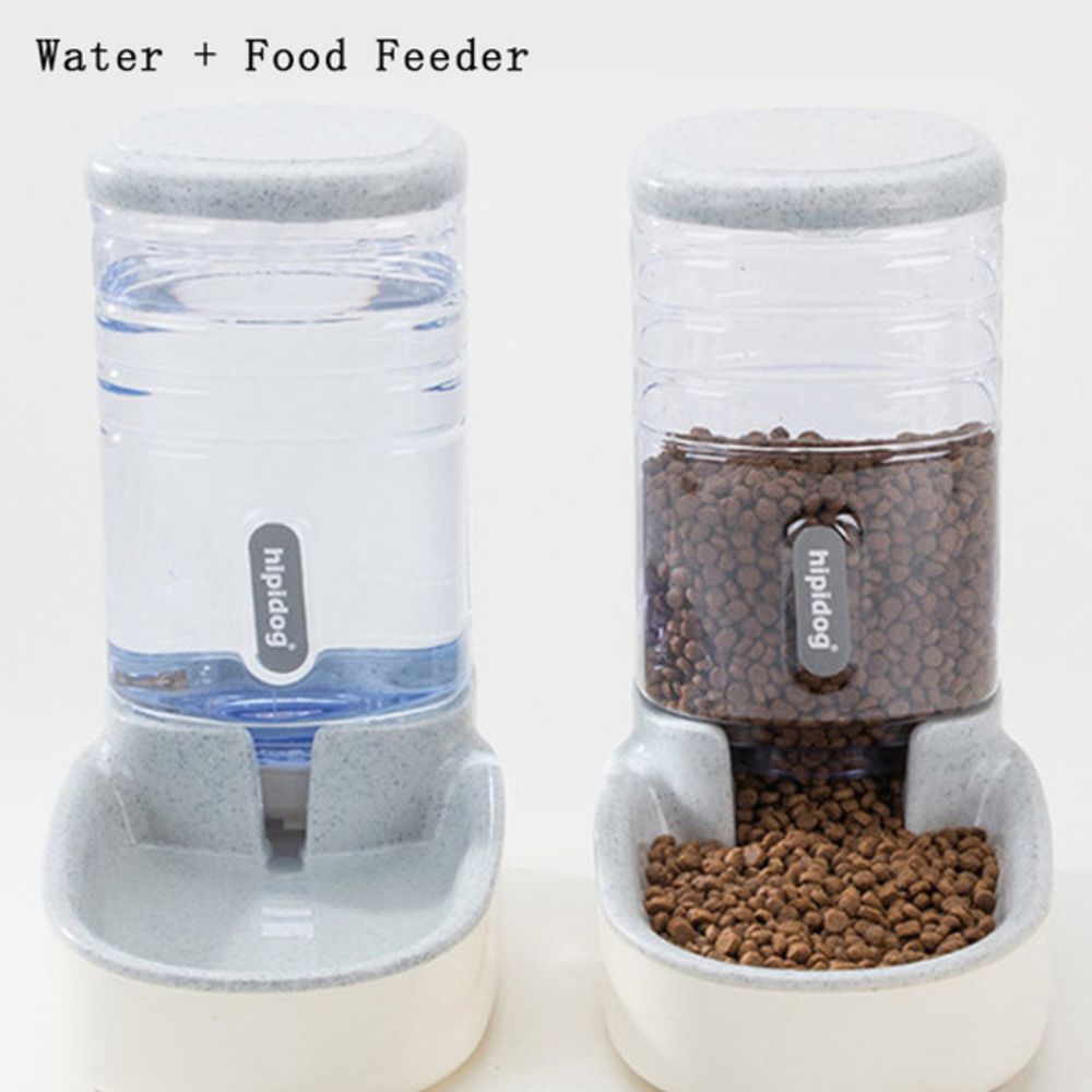 Pets Automatic Self-Dispensing Gravity Pet Feeder and Waterer for Dogs & Cats - by Famigift