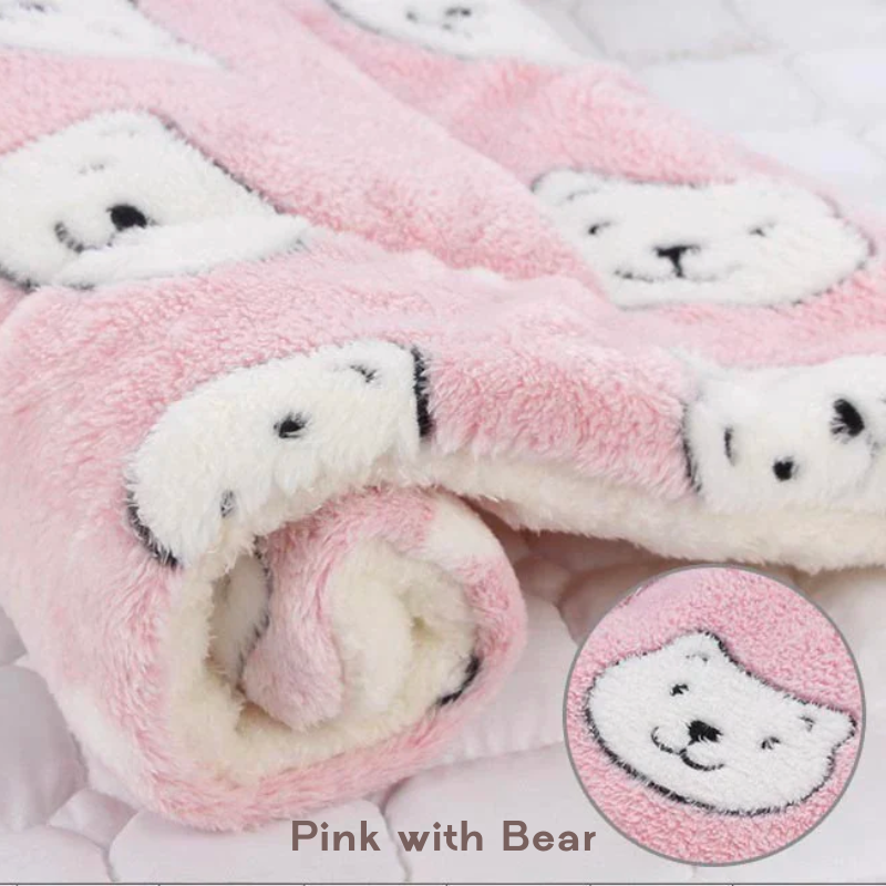 Fami Petcare Cloud Blanket - Coffee with Paws - by Famigift