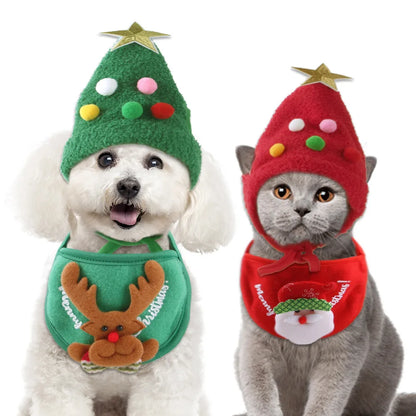 PetCare Christmas Hat for Pets - Red - by Famigift