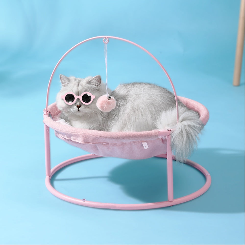 Cat Bed House Pet Small Cats Hammock Beds Mat - Pink - by Famigift