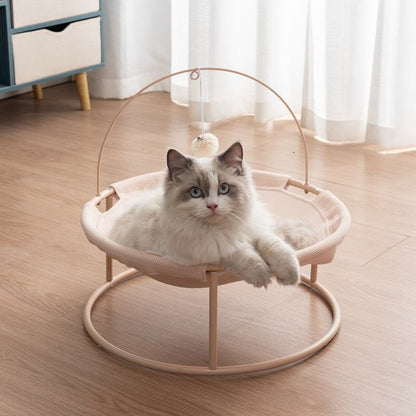 Cat Bed House Pet Small Cats Hammock Beds Mat - Beige - by Famigift