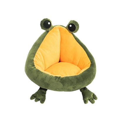Pet Cat Dog Bed House for Cats Indoor Warm Frog Small Dog Sleep Mat - by Famigift