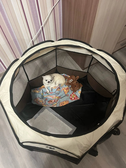 Fami Petcare Portable Pet Tent - Gray - by Famigift