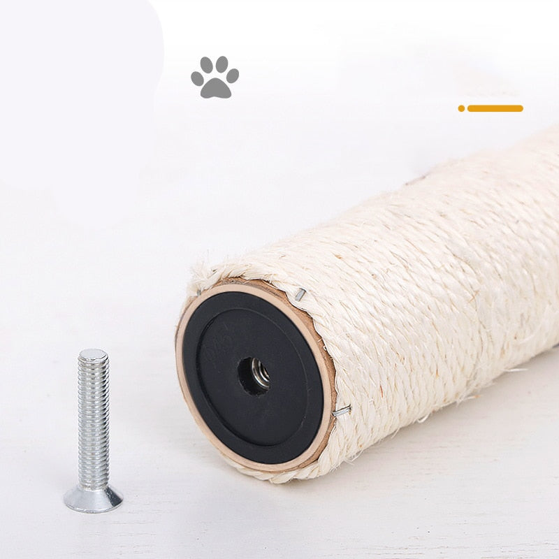 Cat tree cat tower with natural sisal scratching post for cats activity - Type D - by Famigift