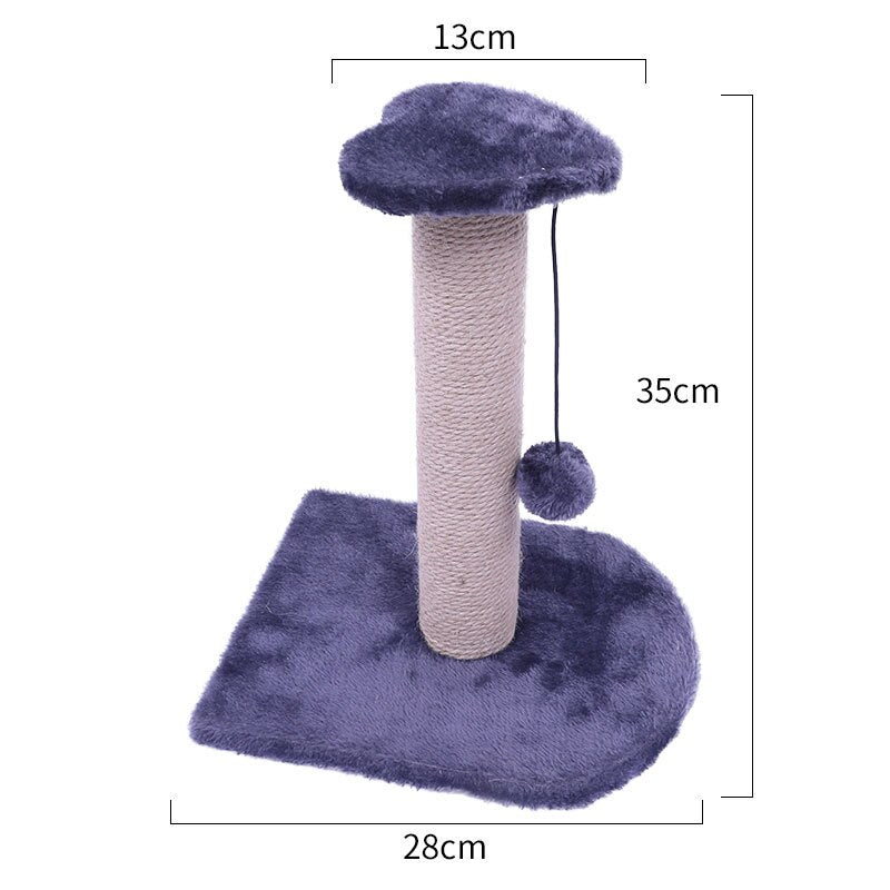 Cat tree cat tower with natural sisal scratching post for cats activity - by Famigift