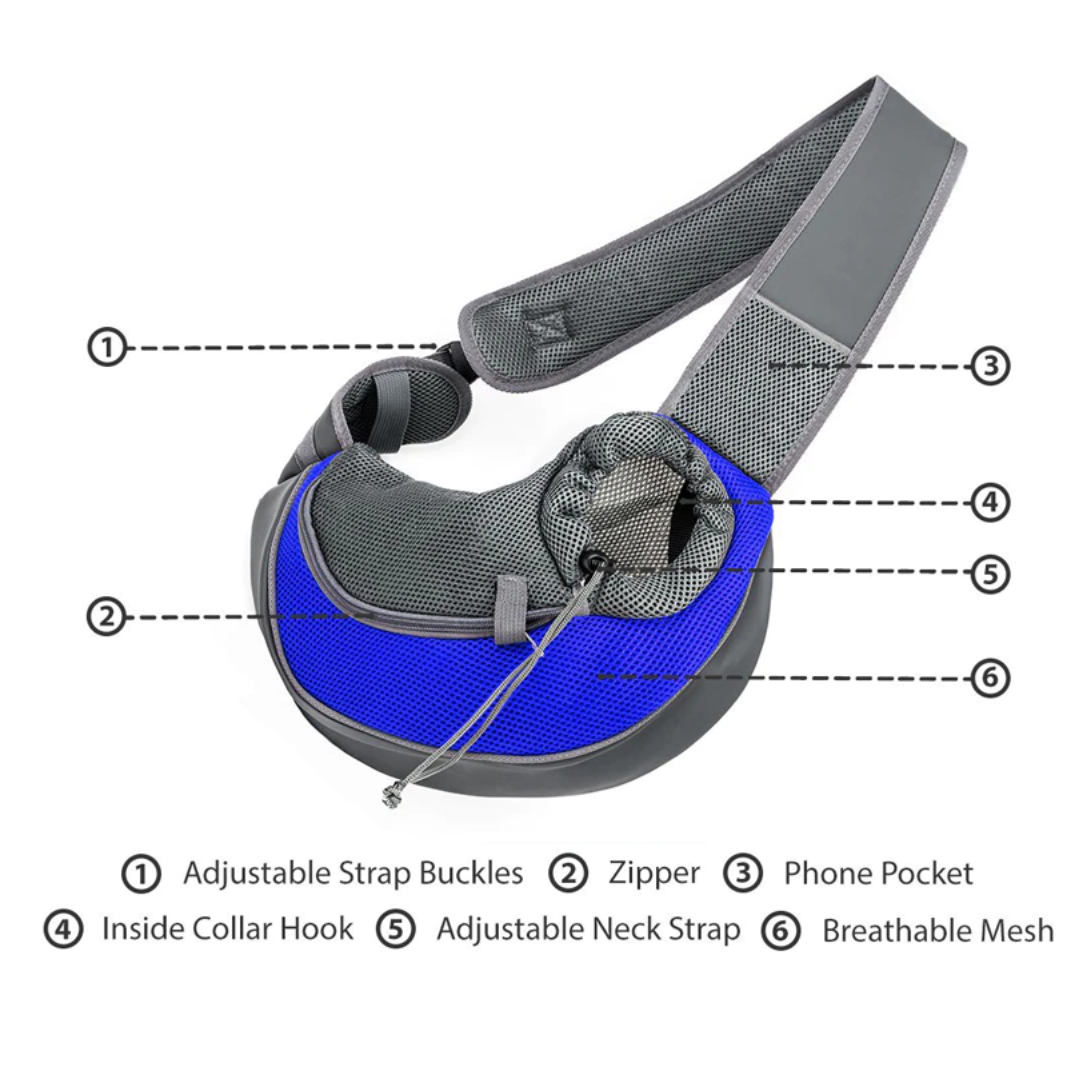 Fami Petcare Sling Carrier - Yellow - by Famigift