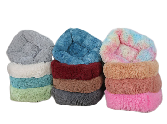 Fami Petcare Plush Bed - Light Blue - by Famigift