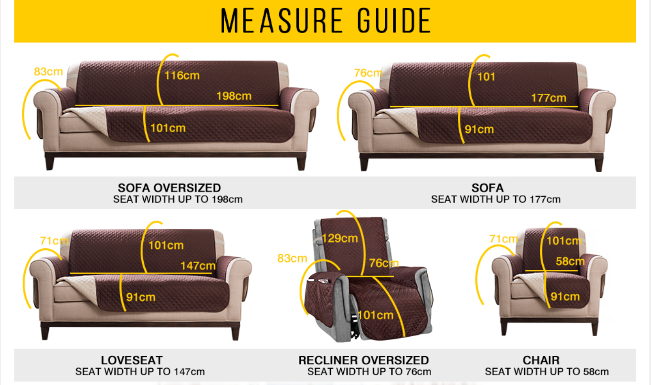 Fami Petcare Quilted Furniture Protectors - Black - by Famigift