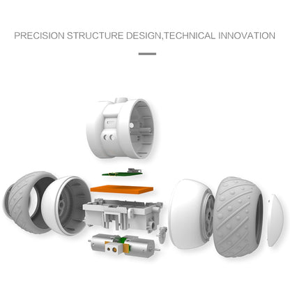 Smart Interactive Cat Toy Irregular Rotating Model LED Light-Feather Kitty Balls - by Famigift