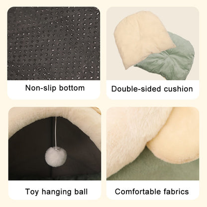 Sweet Cat Bed Warm Pet Basket Cozy Kitten Lounger Cushion Cat House Tent Very Soft Small Dog Mat Bag - British Shorthair - by Famigift