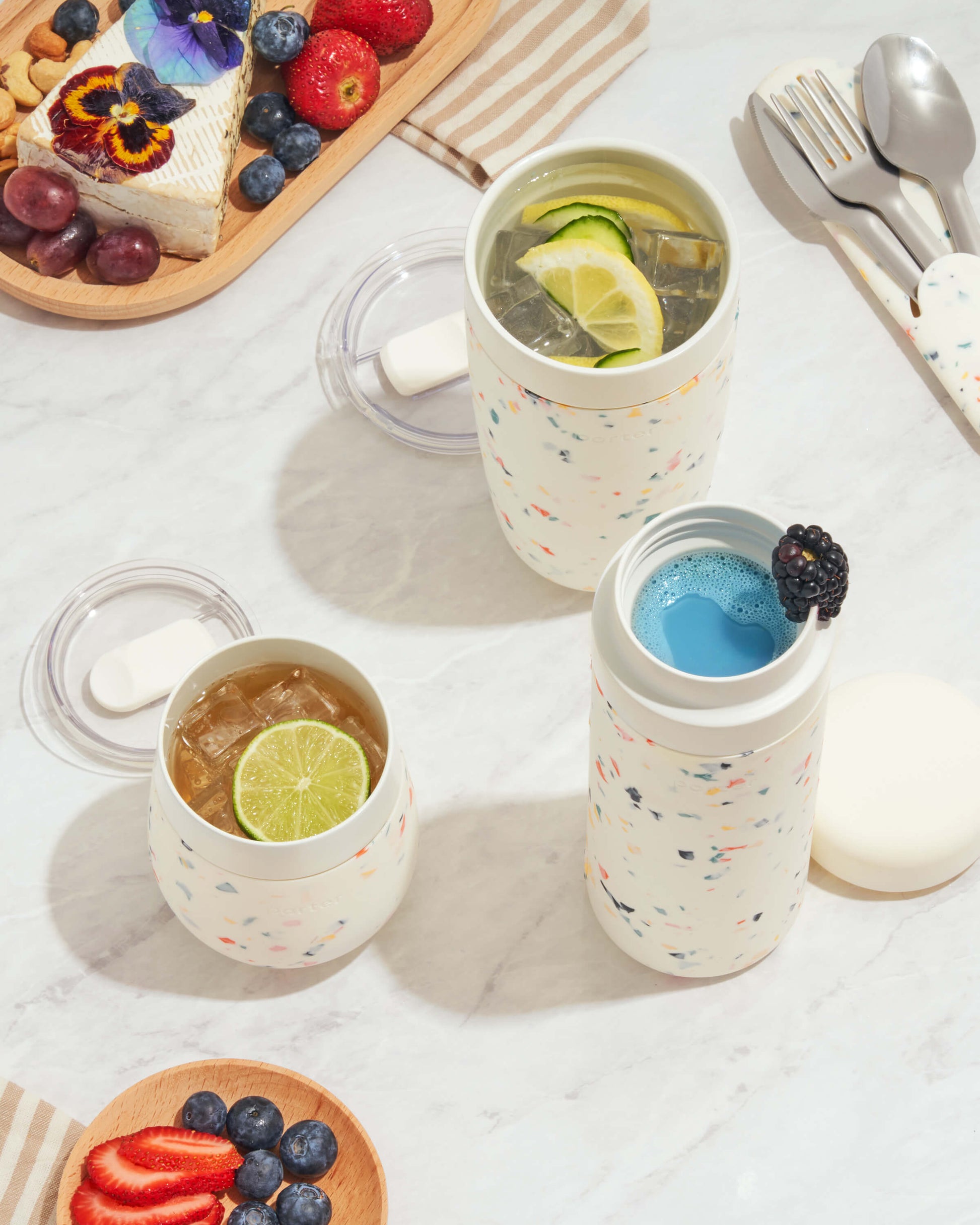 Portable Ceramic Insulated Tumbler - Blush - by Famigift