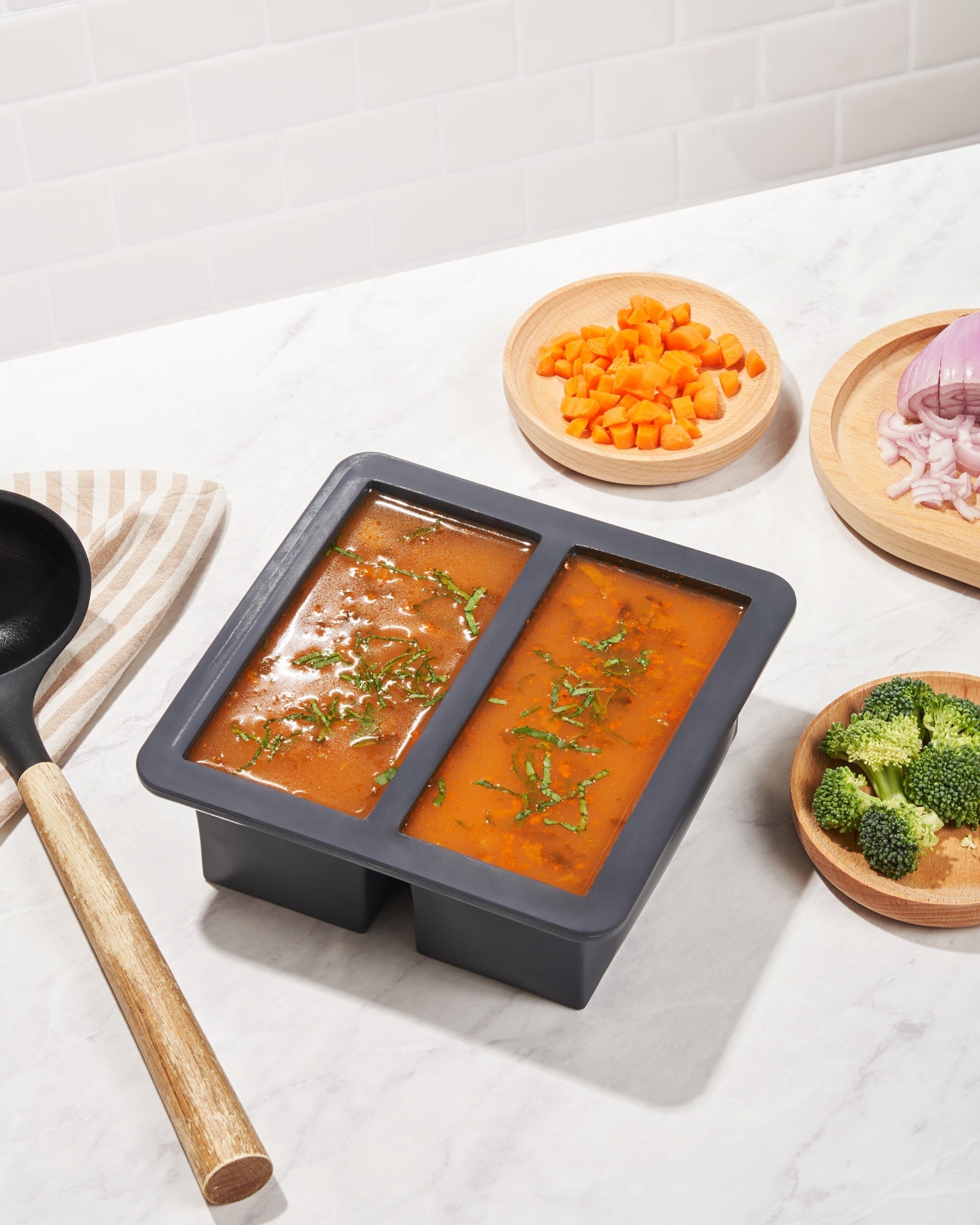 Cup Cubes Freezer Tray - Charcoal - by Famigift