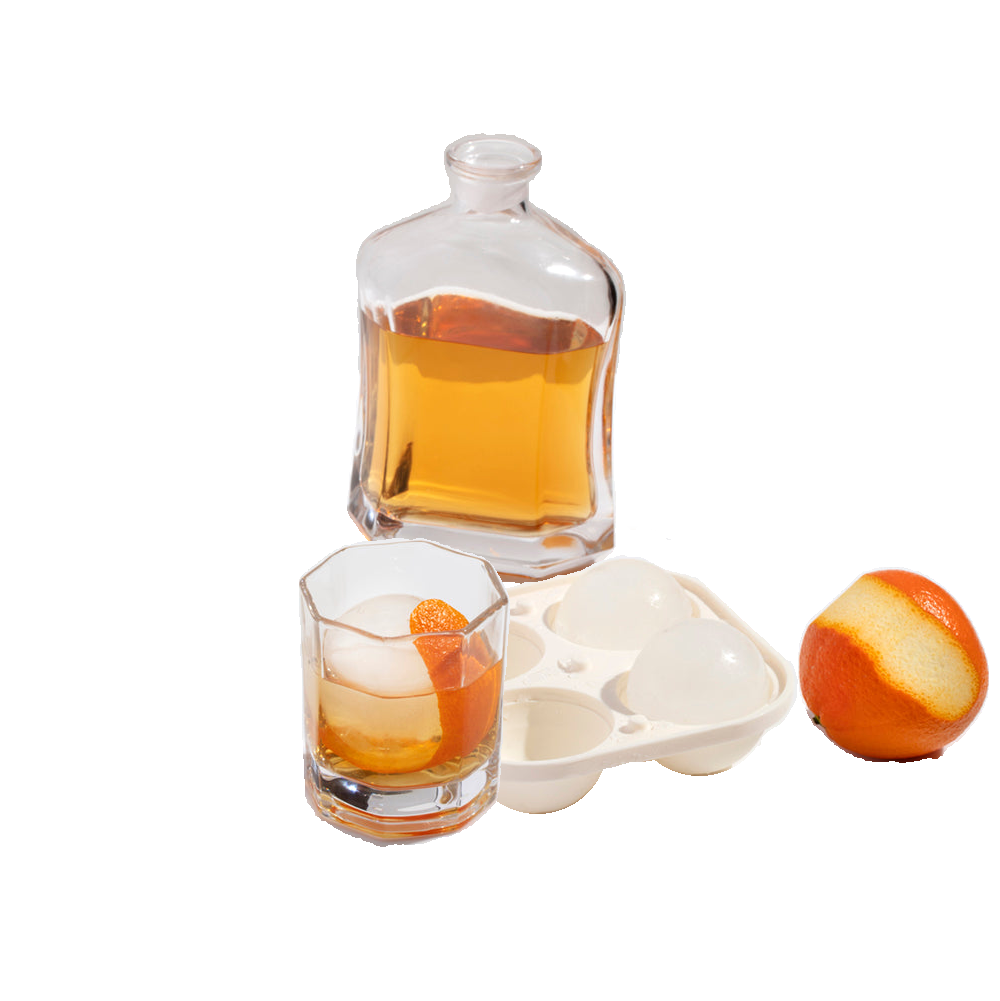 Sphere Ice Tray - Charcoal - by Famigift