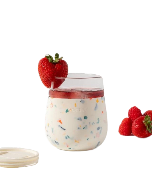 Portable Wine Glass - Lavender - by Famigift