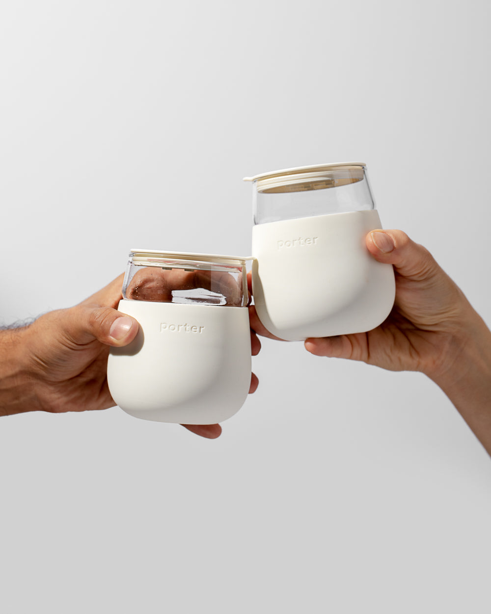 Portable Wine Glass - Cream - by Famigift