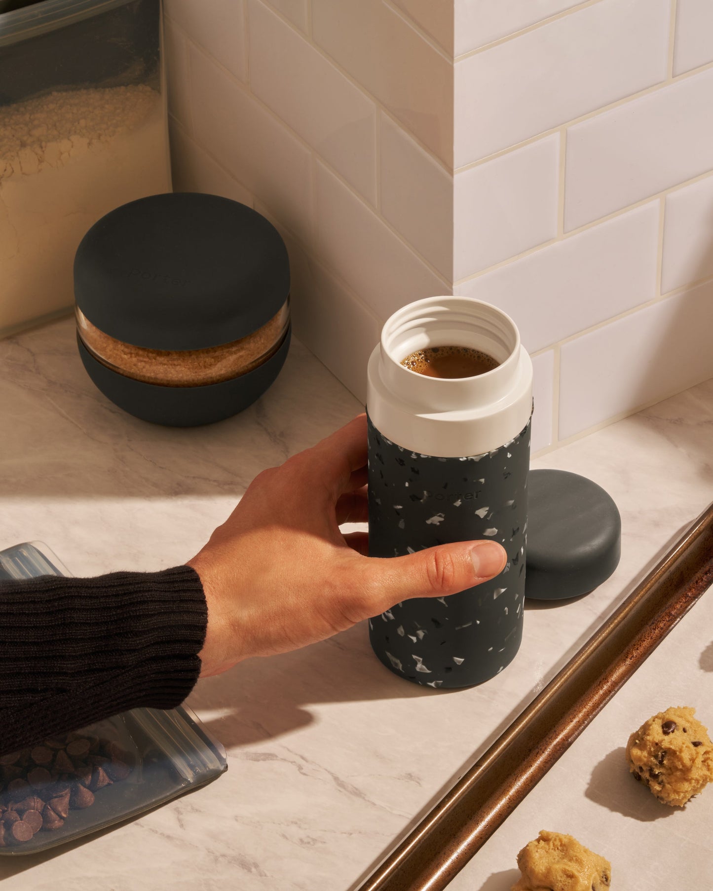 Insulated Ceramic Wide Mouth Bottle - by Famigift