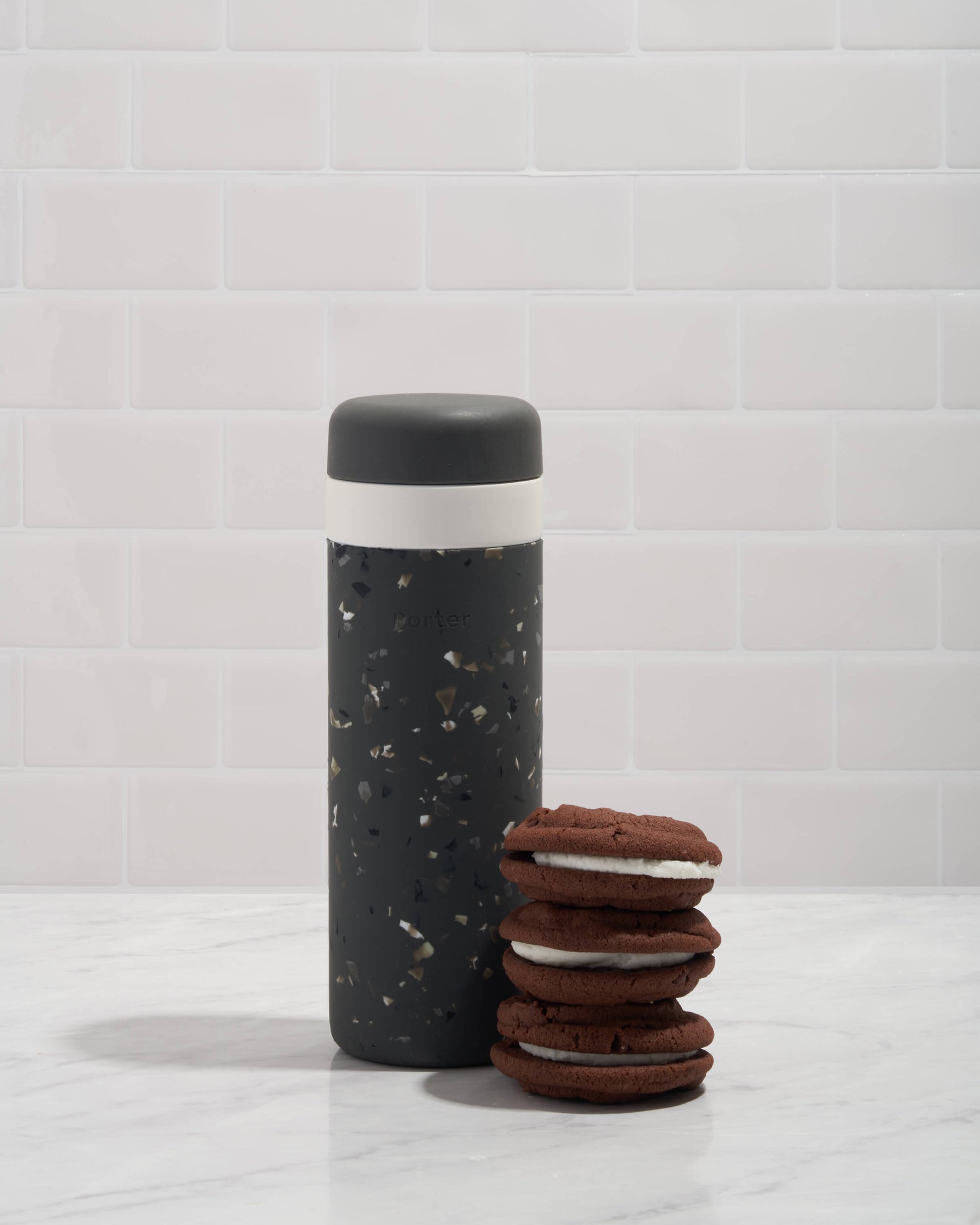 Insulated Ceramic Wide Mouth Bottle - by Famigift
