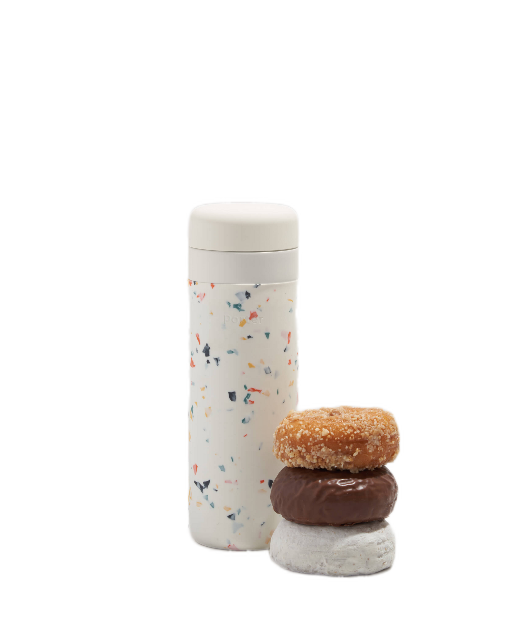 Insulated Ceramic Wide Mouth Bottle - Lavender - by Famigift