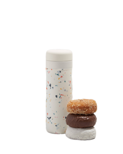 Insulated Ceramic Wide Mouth Bottle - Lavender - by Famigift