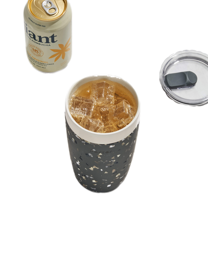 Portable Ceramic Insulated Tumbler - Lavender - by Famigift
