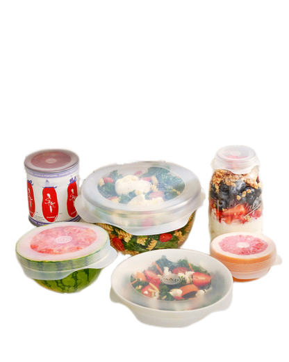 Silicone Reusable Stretch Lids - Variety of Sets - Baking set - by Famigift