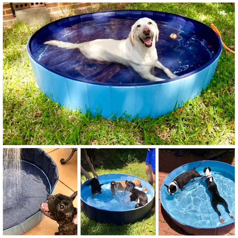 Foldable Dog Bath Pool By Fami Petcare - L - by Famigift