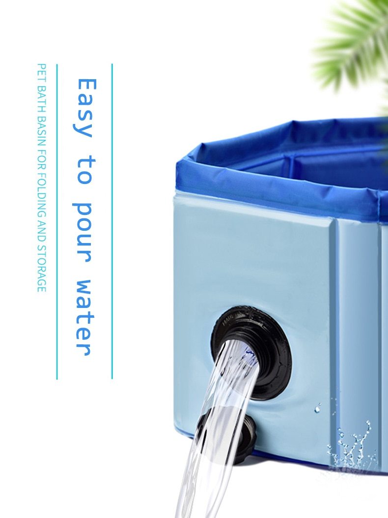 Foldable Dog Bath Pool By Fami Petcare - by Famigift