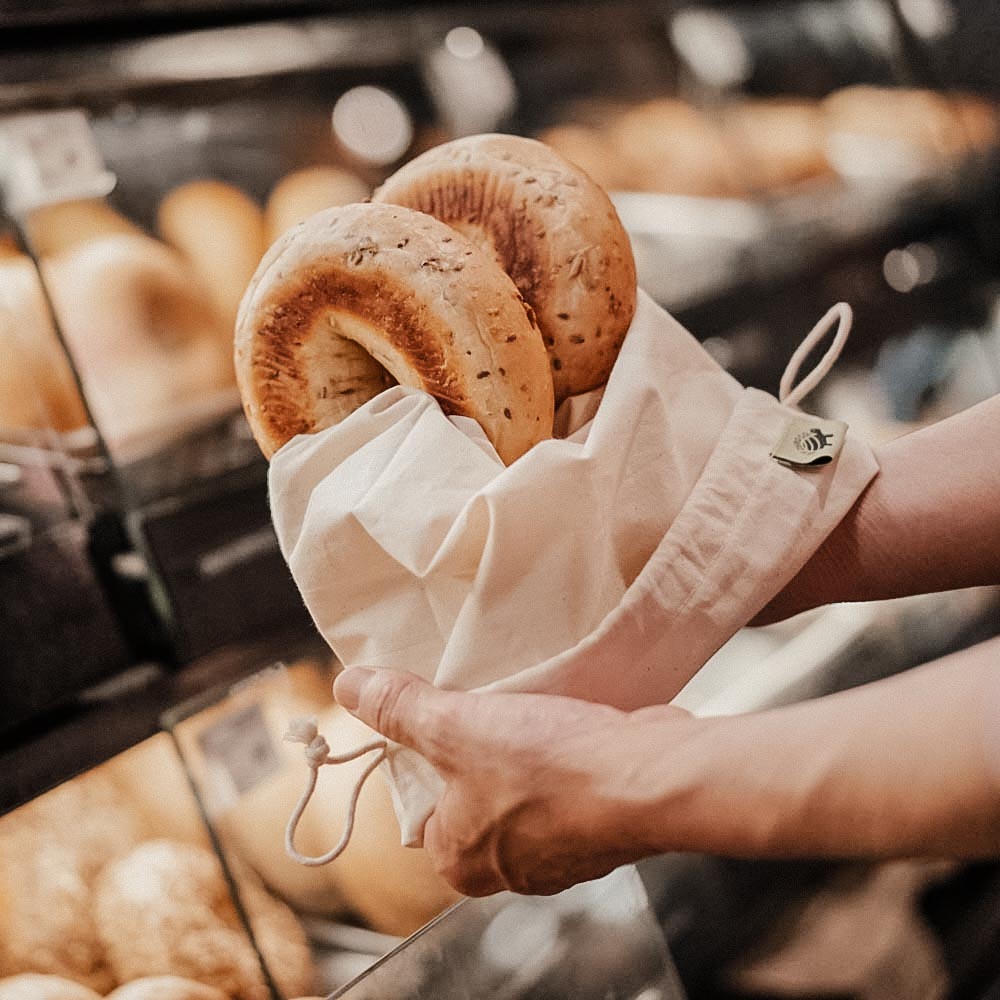 Cotton Muslin Reusable Produce Bags - 10 Pack - by Famigift