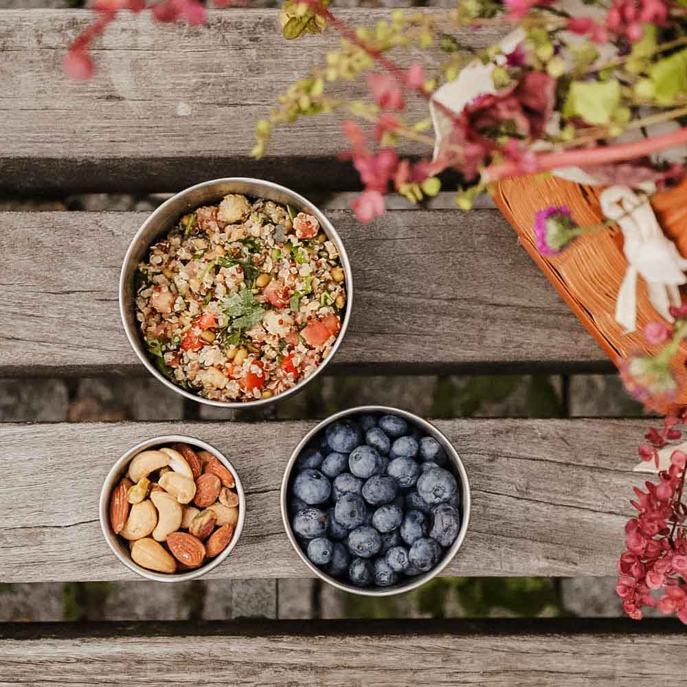 Snack Town Triad - 3 Pack Reusable Food Containers - by Famigift