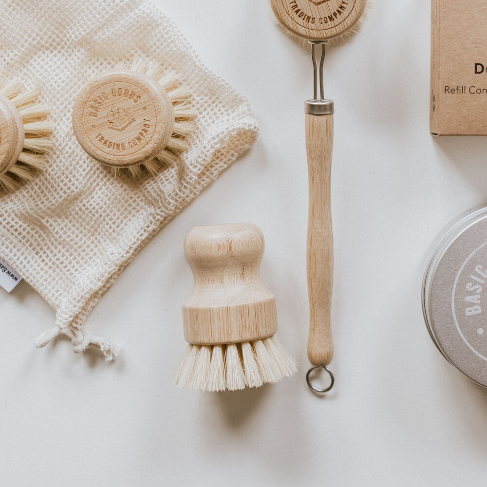 Natural Dish Scrub Brush - by Famigift