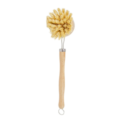 Bamboo Dishwashing Brush with Handle - Default Title - by Famigift