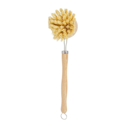 Bamboo Dishwashing Brush with Handle - Default Title - by Famigift