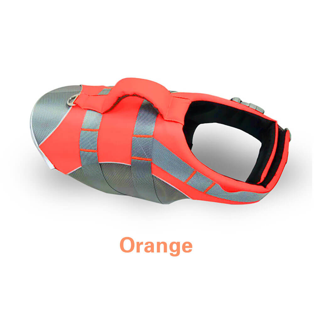 Dog Splash Life Jacket Vest With Floating Foam - Red - by Famigift