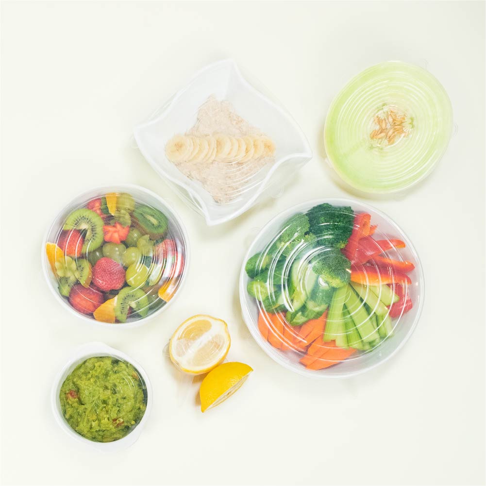 Stretch & Seal Silicone Lids - 6 Pack - by Famigift