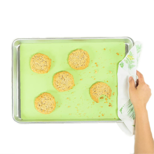 Silicone Baking Mat - 2 Pack Non-Stick Baking Mat - Kiwi Green - by Famigift