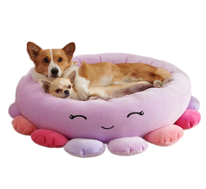 PetCare Ultra-Soft Pets Bed - Pink - by Famigift