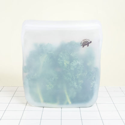 Silicone Zip Sealer - Reusable Food Storage Bag - 5 Different Sizes - by Famigift