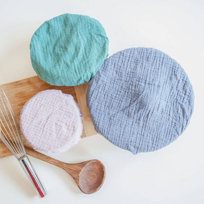 Muslin Bowl Covers- 3 Pack - by Famigift
