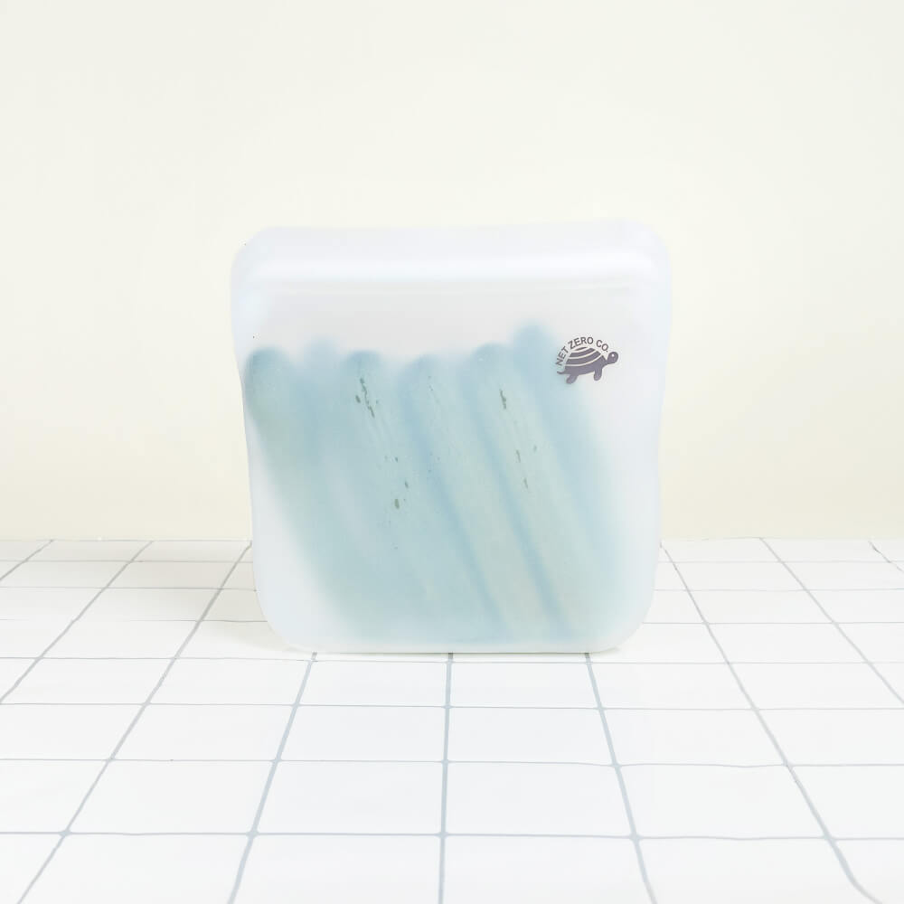 Silicone Zip Sealer - Reusable Food Storage Bag - 5 Different Sizes - by Famigift