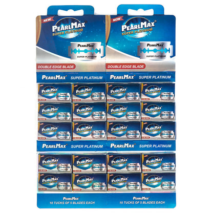 Stainless Steel Safety Razor Blades - Pack of 5 or 100 - by Famigift