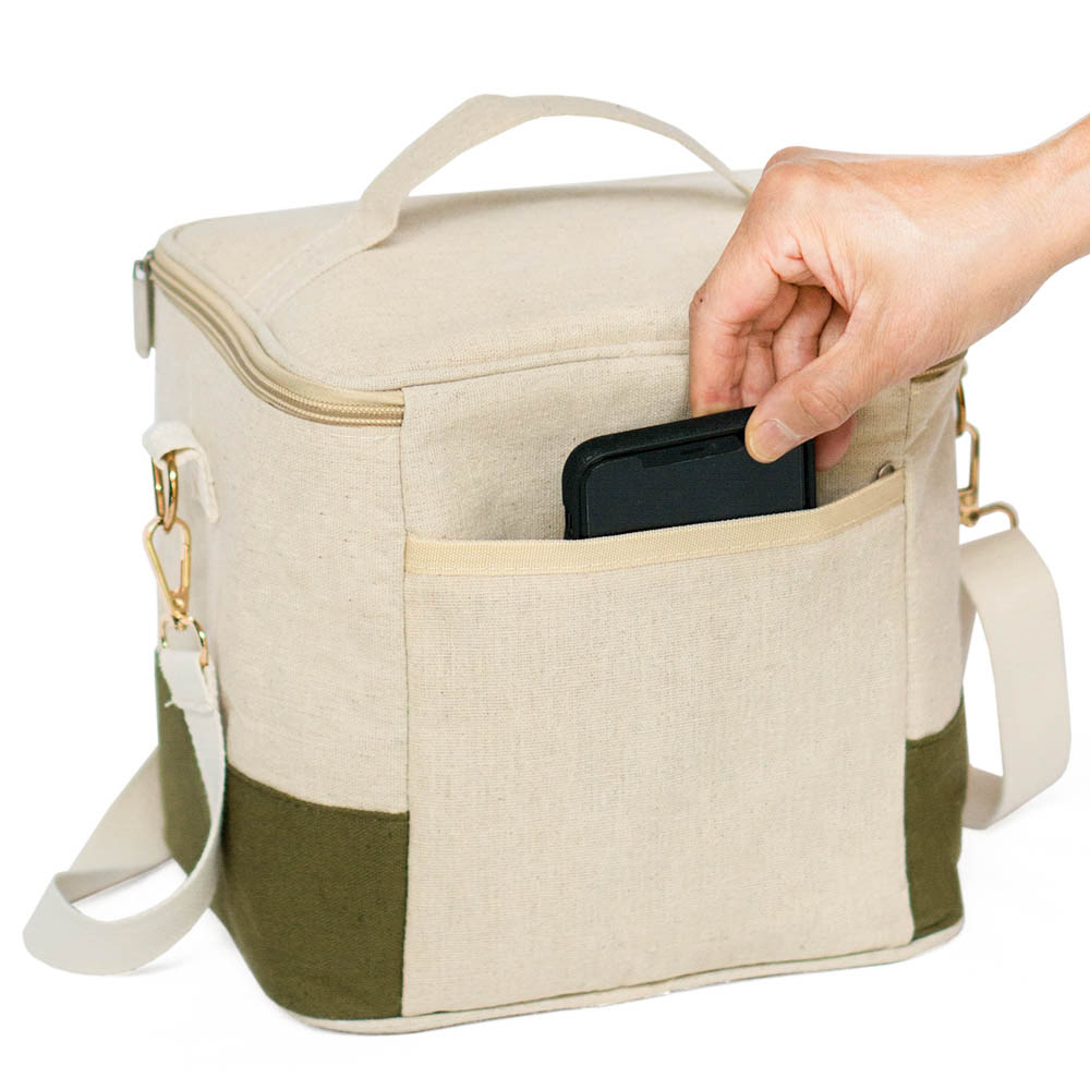 The Munchie Bag  - Insulated Lunch Bag with Strap - by Famigift