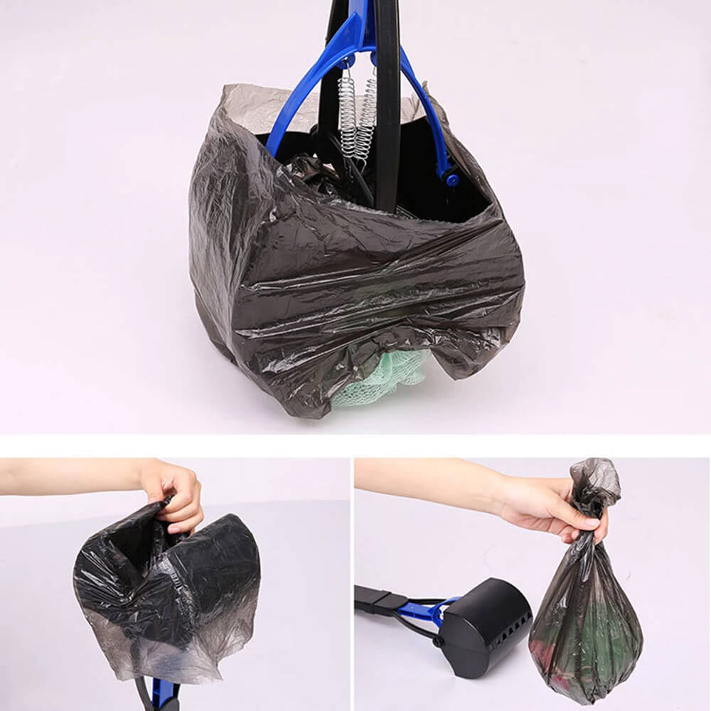 Waste & Pet Pooper Scooper For Dogs & Cats Both Foldable, Durable Spring For Easy Grass and Gravel Pick Up - by Famigift