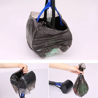 Waste & Pet Pooper Scooper For Dogs & Cats Both Foldable, Durable Spring For Easy Grass and Gravel Pick Up - by Famigift