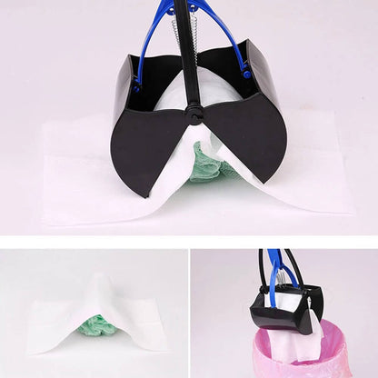 Waste & Pet Pooper Scooper For Dogs & Cats Both Foldable, Durable Spring For Easy Grass and Gravel Pick Up - by Famigift