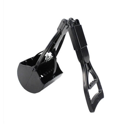 Waste & Pet Pooper Scooper For Dogs & Cats Both Foldable, Durable Spring For Easy Grass and Gravel Pick Up - Blue - by Famigift