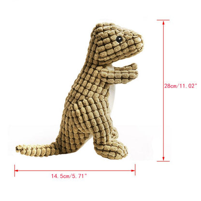 Dinosaur Squeaky ToysBite-resistant Pet Dog Chew - by Famigift