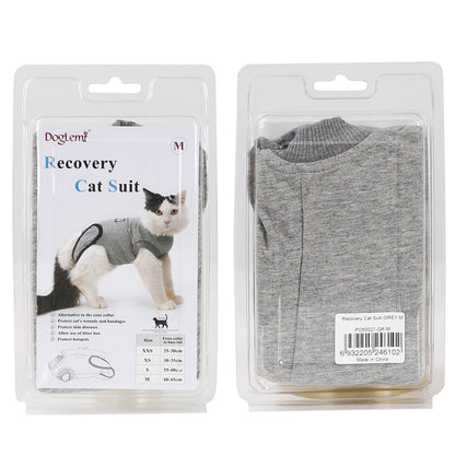 Cats Recover Suit Clothes after Sterilization - grey - by Famigift