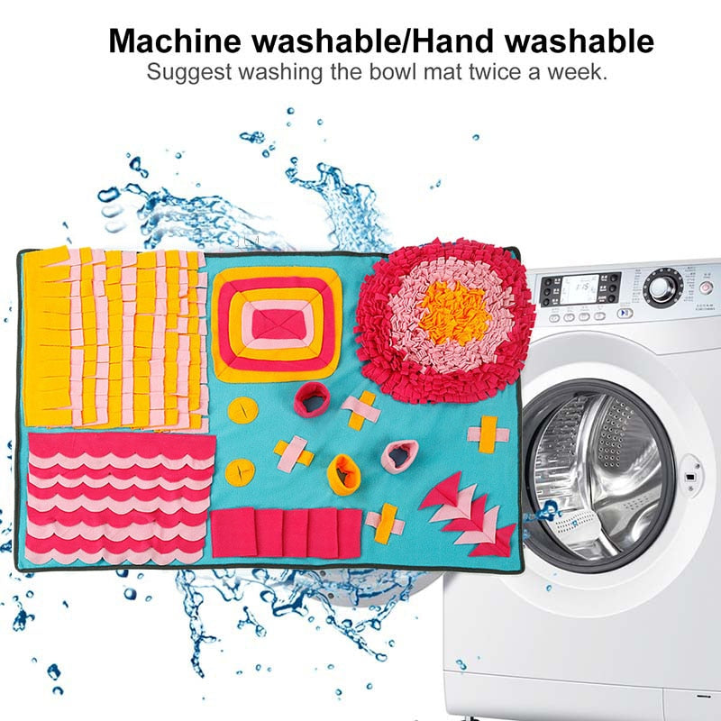 Pet toys Dog Feeding Sniffing Mat Training Nosework Blanket - by Famigift