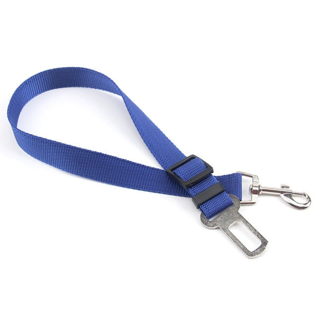 Pet Dog Cat Car Seat Belt Adjustable Harness Seatbelt Lead Leash for Small Medium Dogs Travel Clip Pet Supplies 5 Color - DARK GREEN - by Famigift