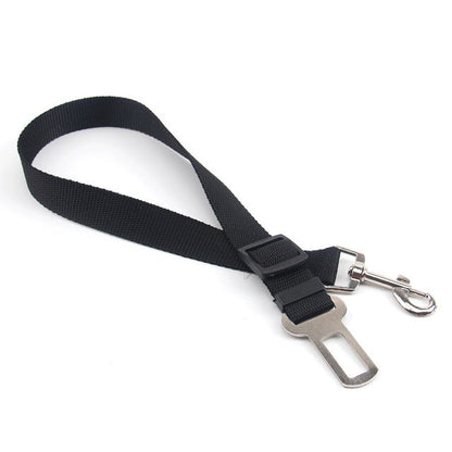 Pet Dog Cat Car Seat Belt Adjustable Harness Seatbelt Lead Leash for Small Medium Dogs Travel Clip Pet Supplies 5 Color - PINK - by Famigift